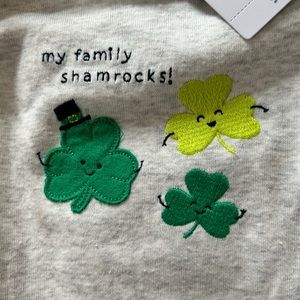 9mo St Patrick’s Day onesie